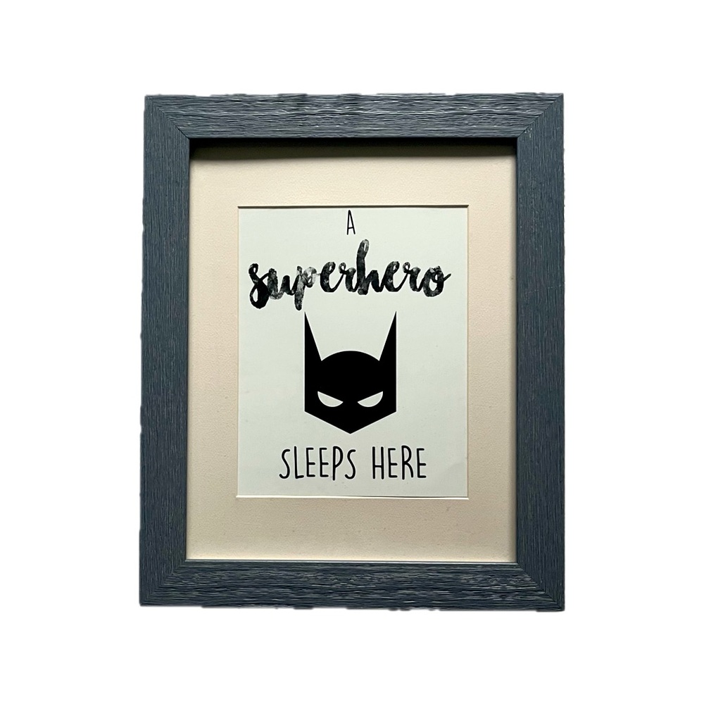 Superhero Bedroom Art Decor